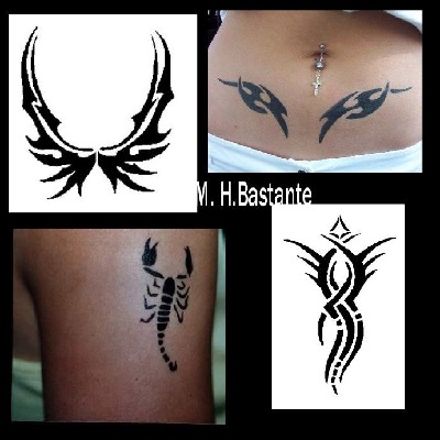 Airbrush tattoos